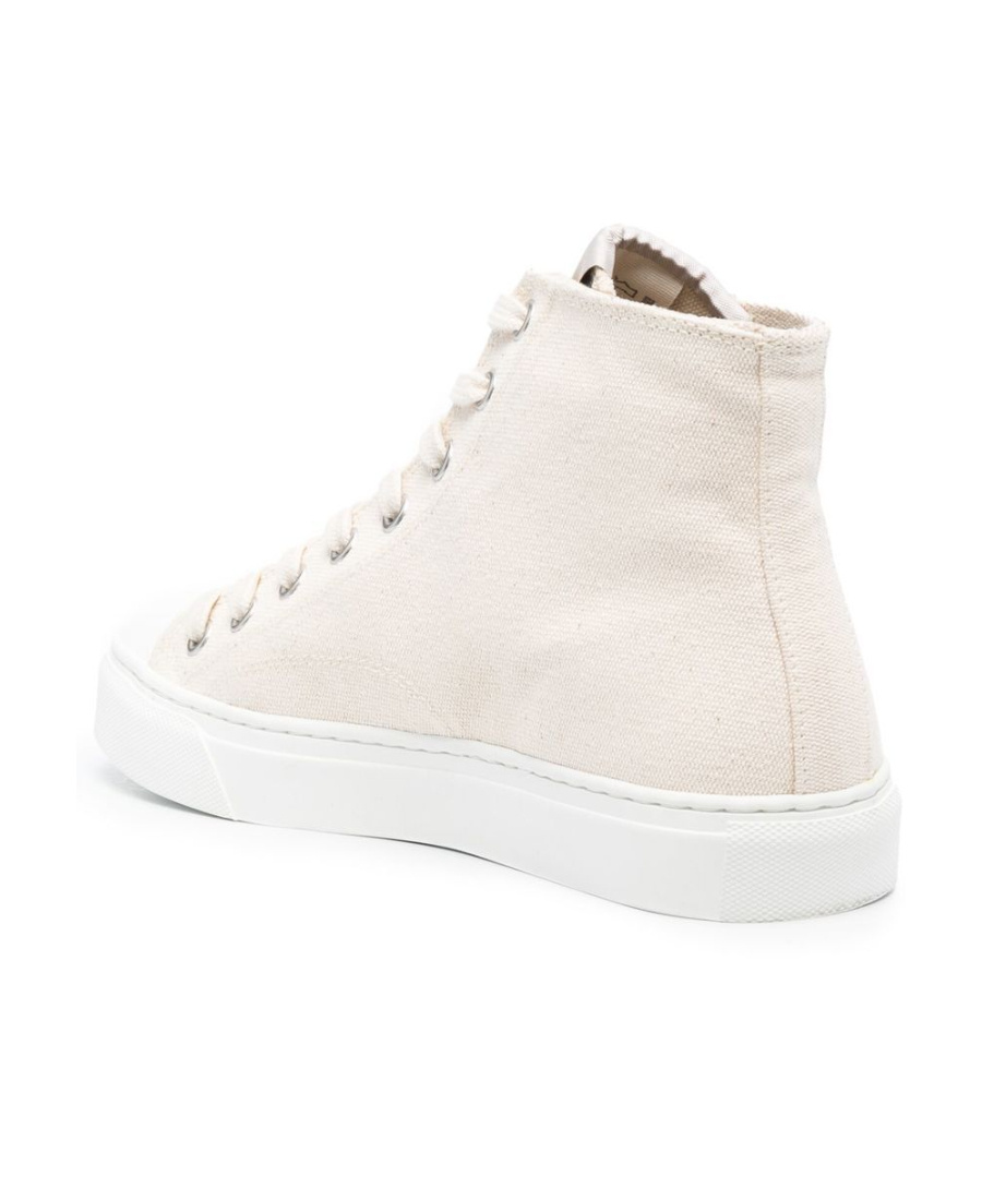 Vivienne Westwood Woman Sneakers Beige Size 6 Textile Fibers In White