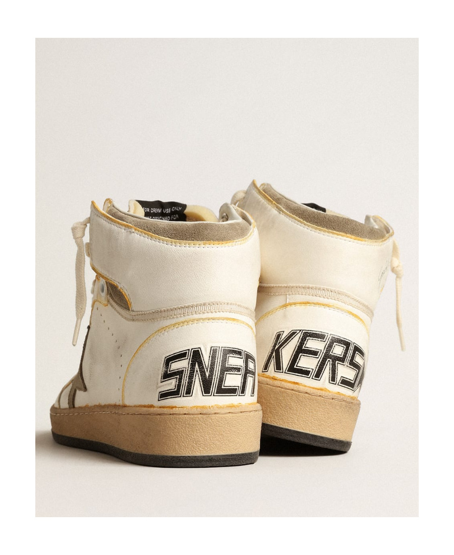 Golden Goose Deluxe Brand Sky-star High-top Sneakers In Brown