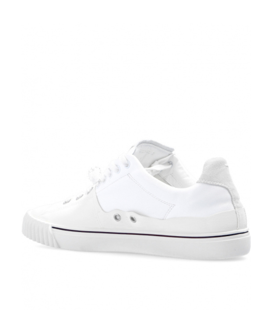 Maison Margiela New Evolution Leather Sneakers In White