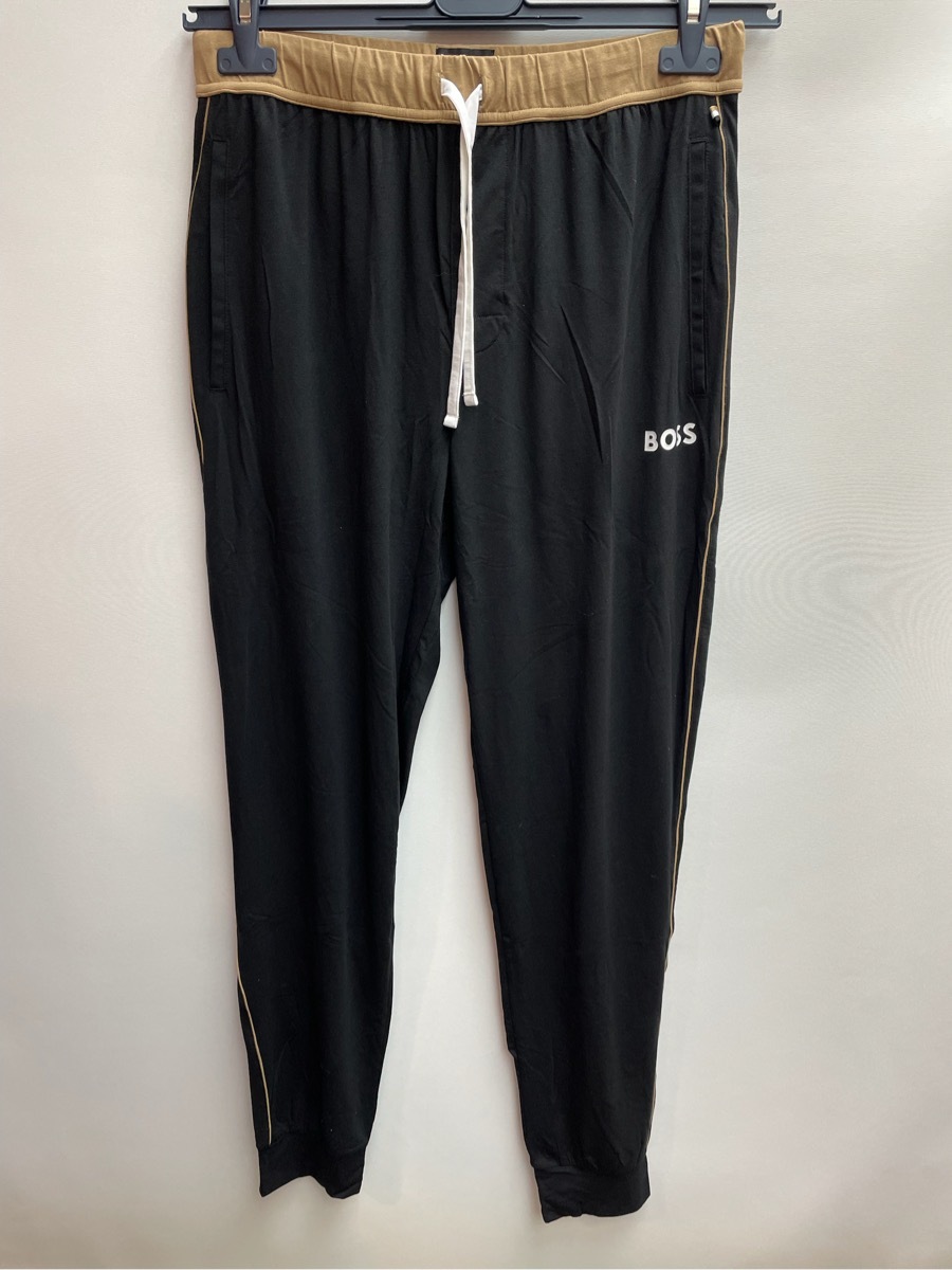 HUGO BOSS LOGO-PRINT TRACK PANTS