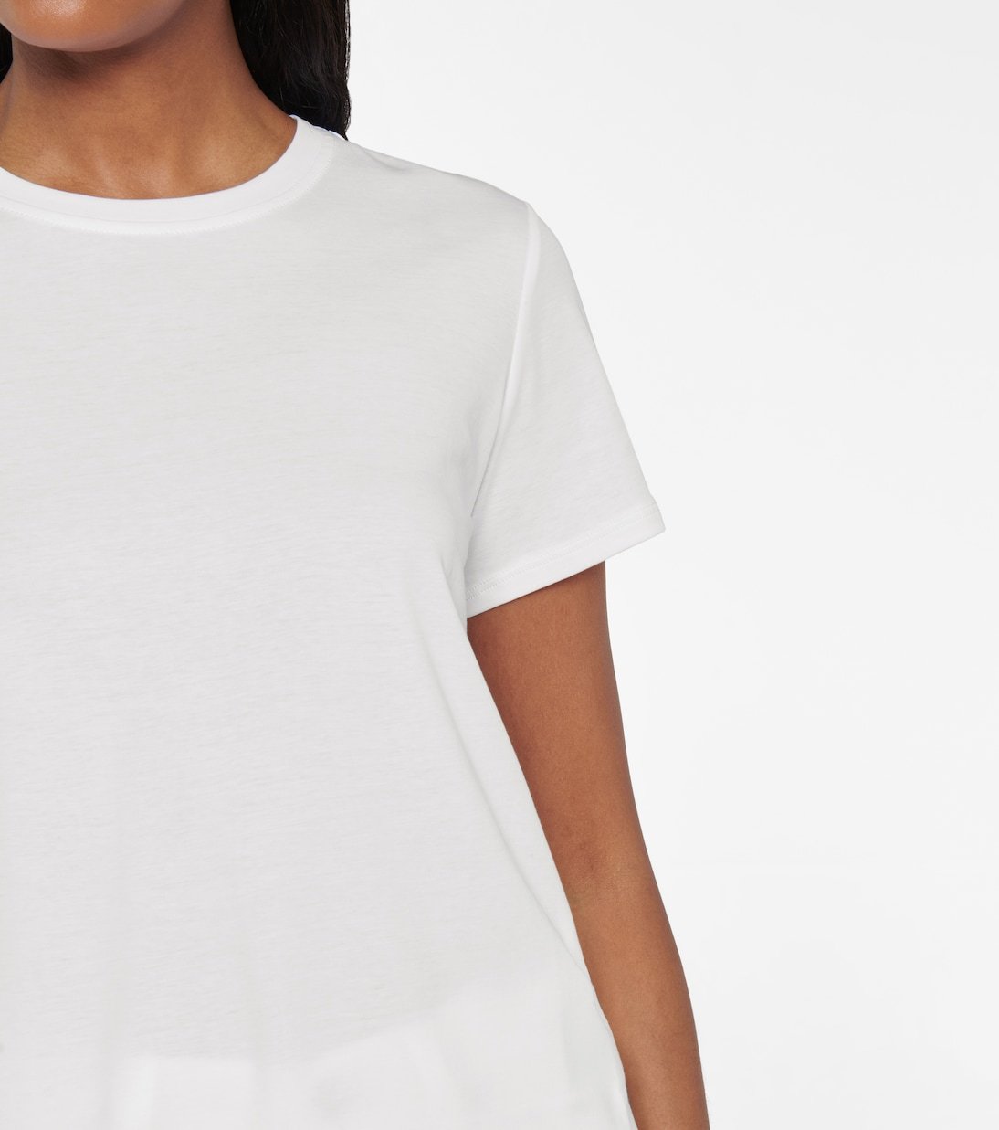 The Row Round Neck Short-sleeved T-shirt In White