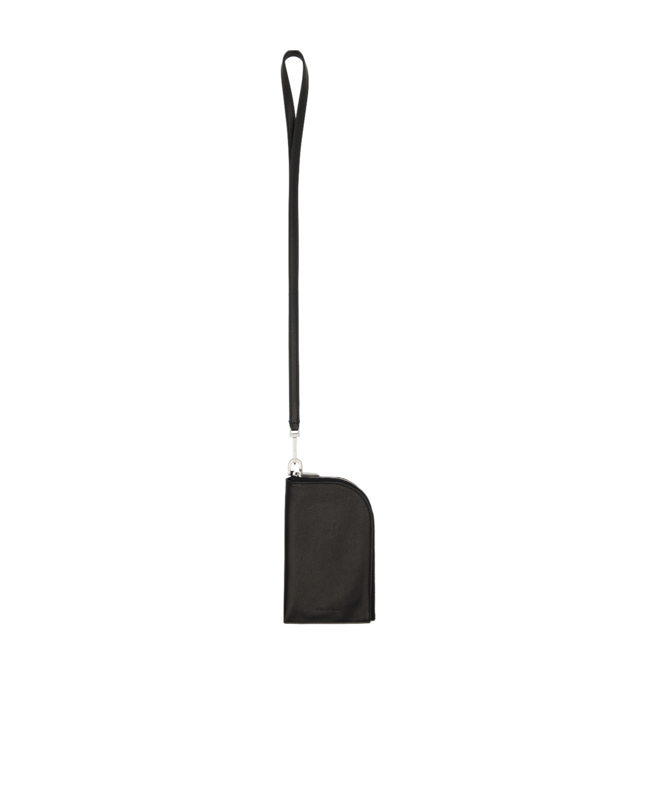 Rick Owens Concordians Neck Bag In Black