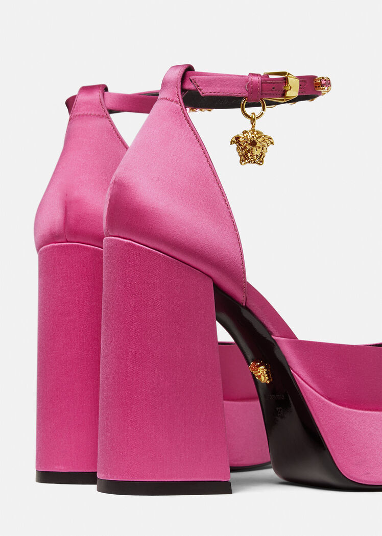 Shop Versace Aevitas 155mm Platform Pumps In Pink