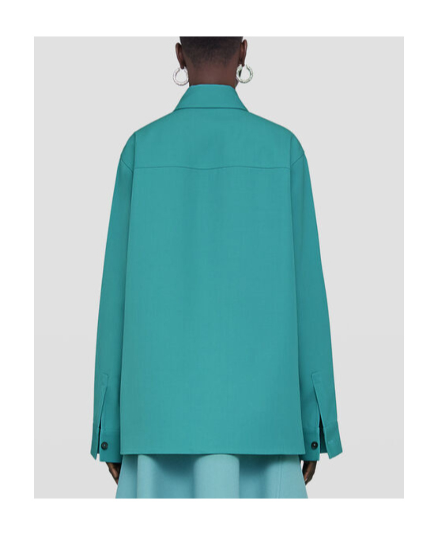 Shop Jil Sander Shirt In Green