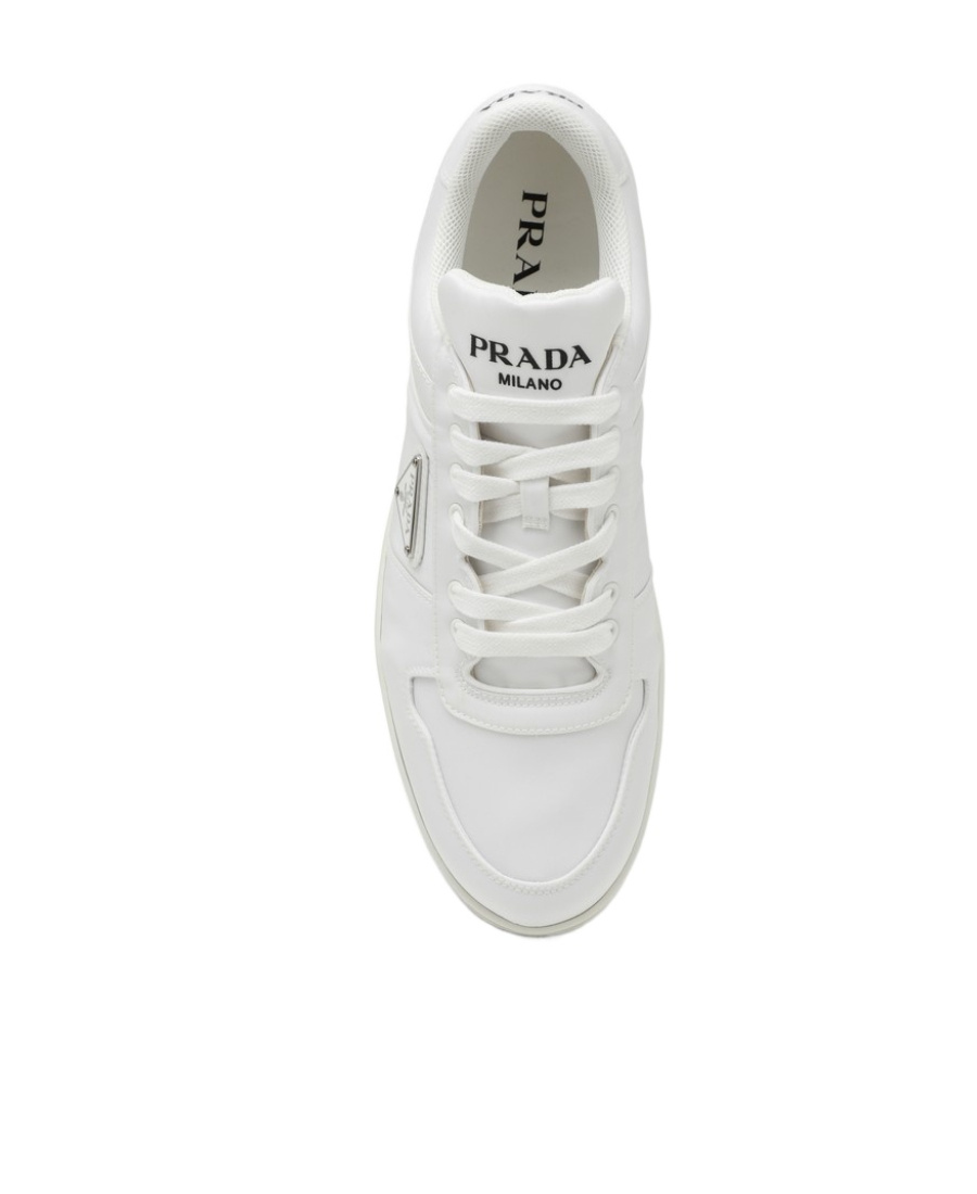 Prada Sneakers In Re-nylon Bianco Uomo In White