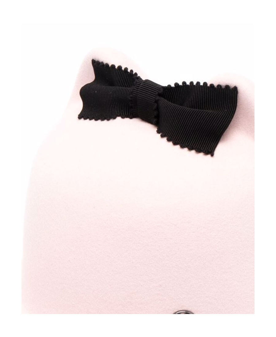 MAISON MICHEL LOGO, BOW, HAT.