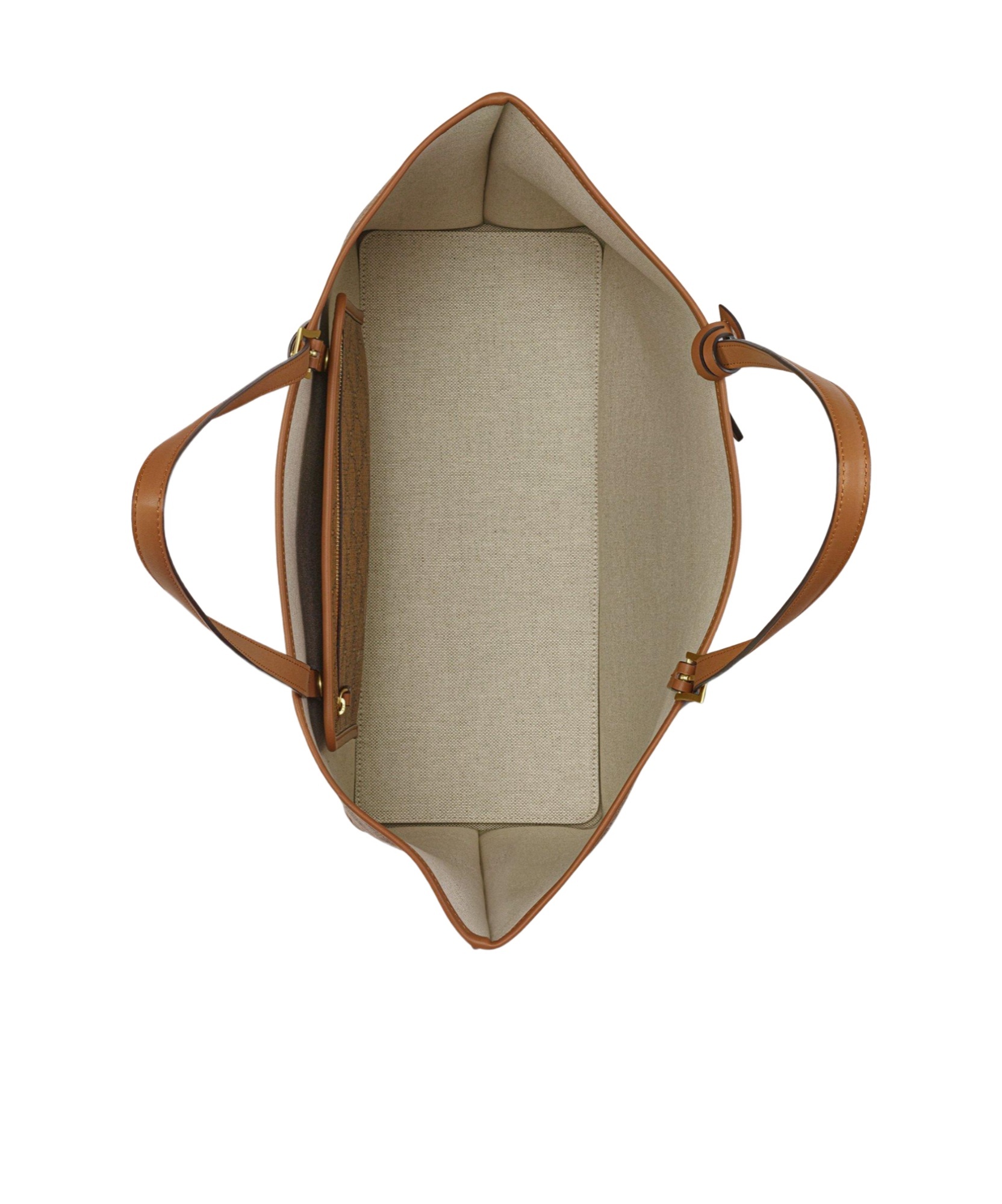 Mcm Himmel Medium Lauretos Shopper Tote In Brown