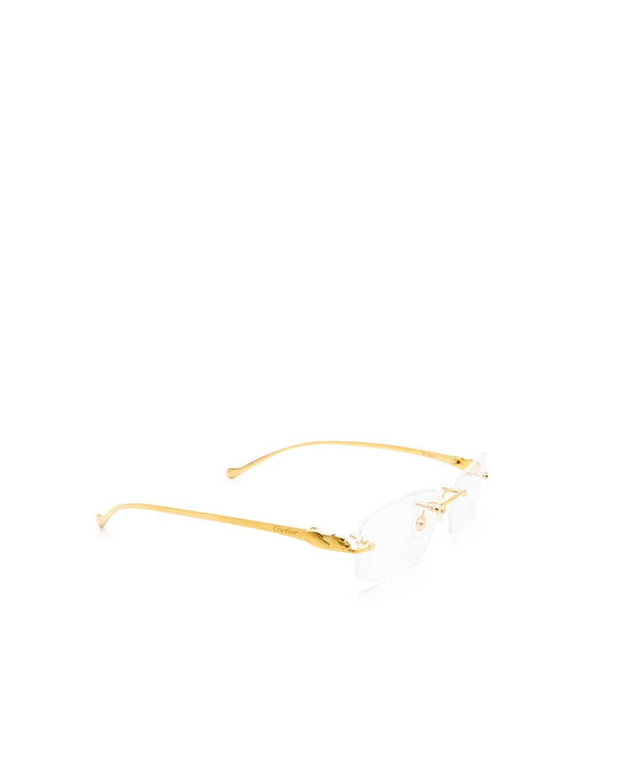 Cartier Rectangle Frame Glasses In White