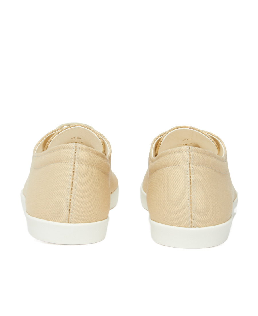 The Row Lace-up Low-cut Sneakers In Brown