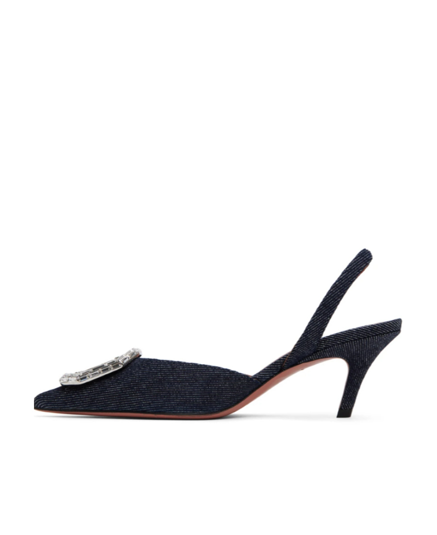 AMINA MUADDI CAMELIA SHOES WITH EXPOSED HEELS