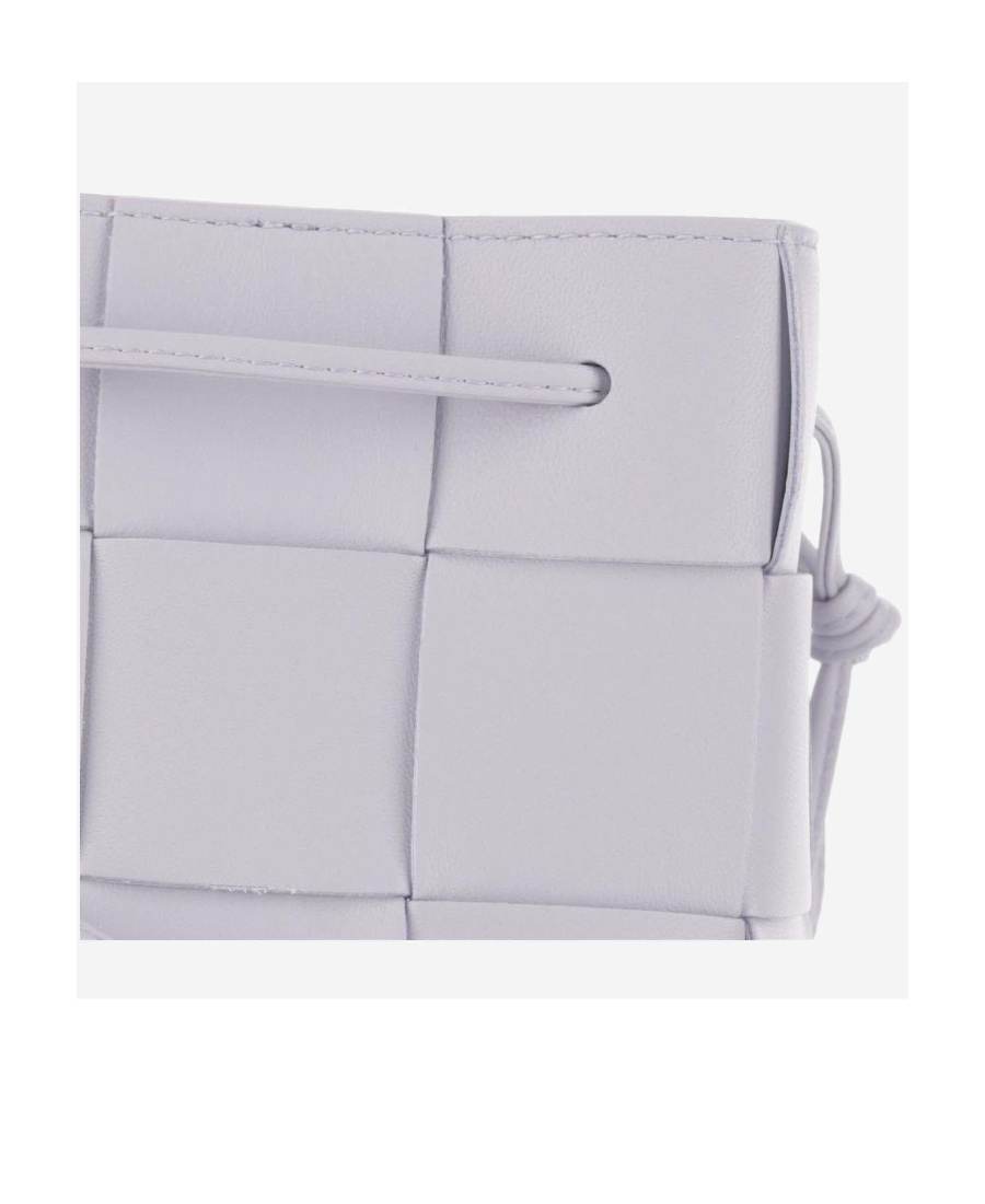 Bottega Veneta Small Cassette Shoulder Bag In Purple