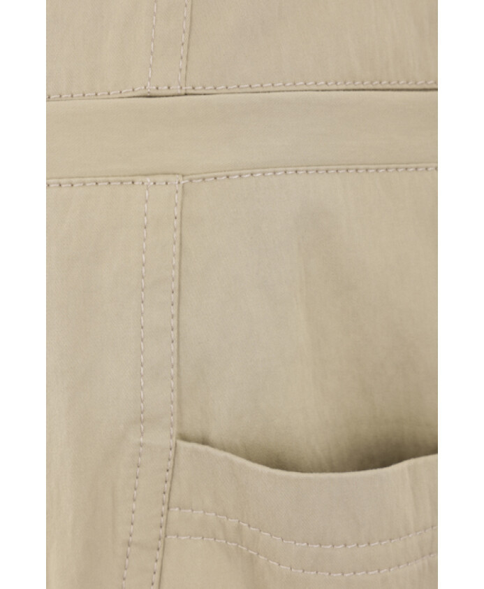 Bottega Veneta Cotton-blend Cargo Trousers In Nude
