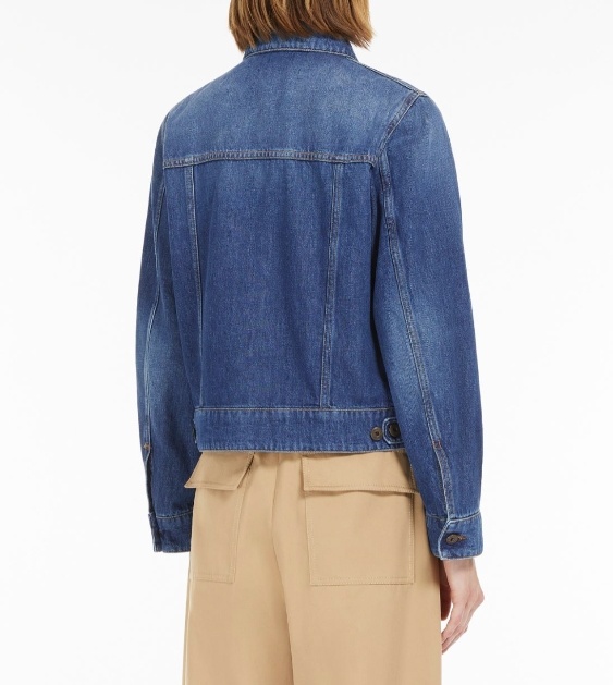 Weekend Max Mara Denim Jacket In Blue