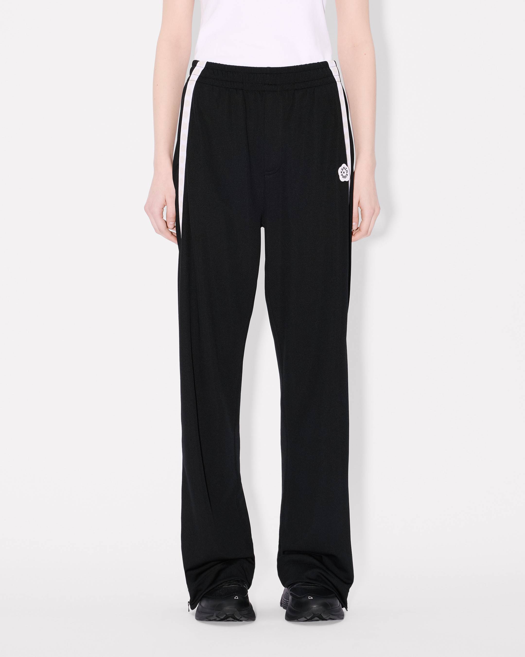 Kenzo 'boke Flower 2.0' Embroidered Trackpants In Black