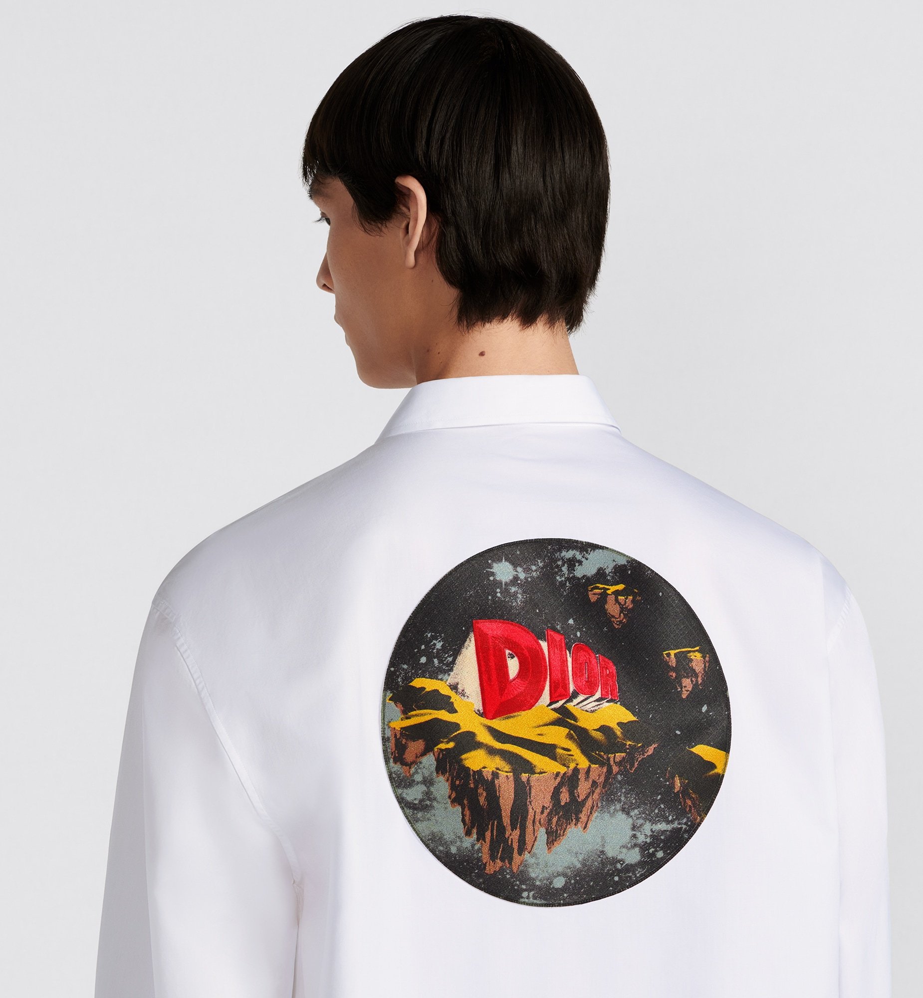 Dior Long-sleeved Shirt In White