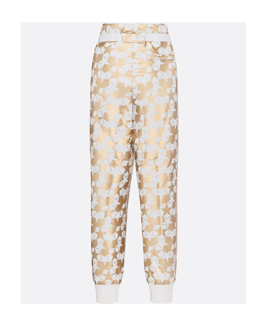 Dior Logo Ski Pants In Nude