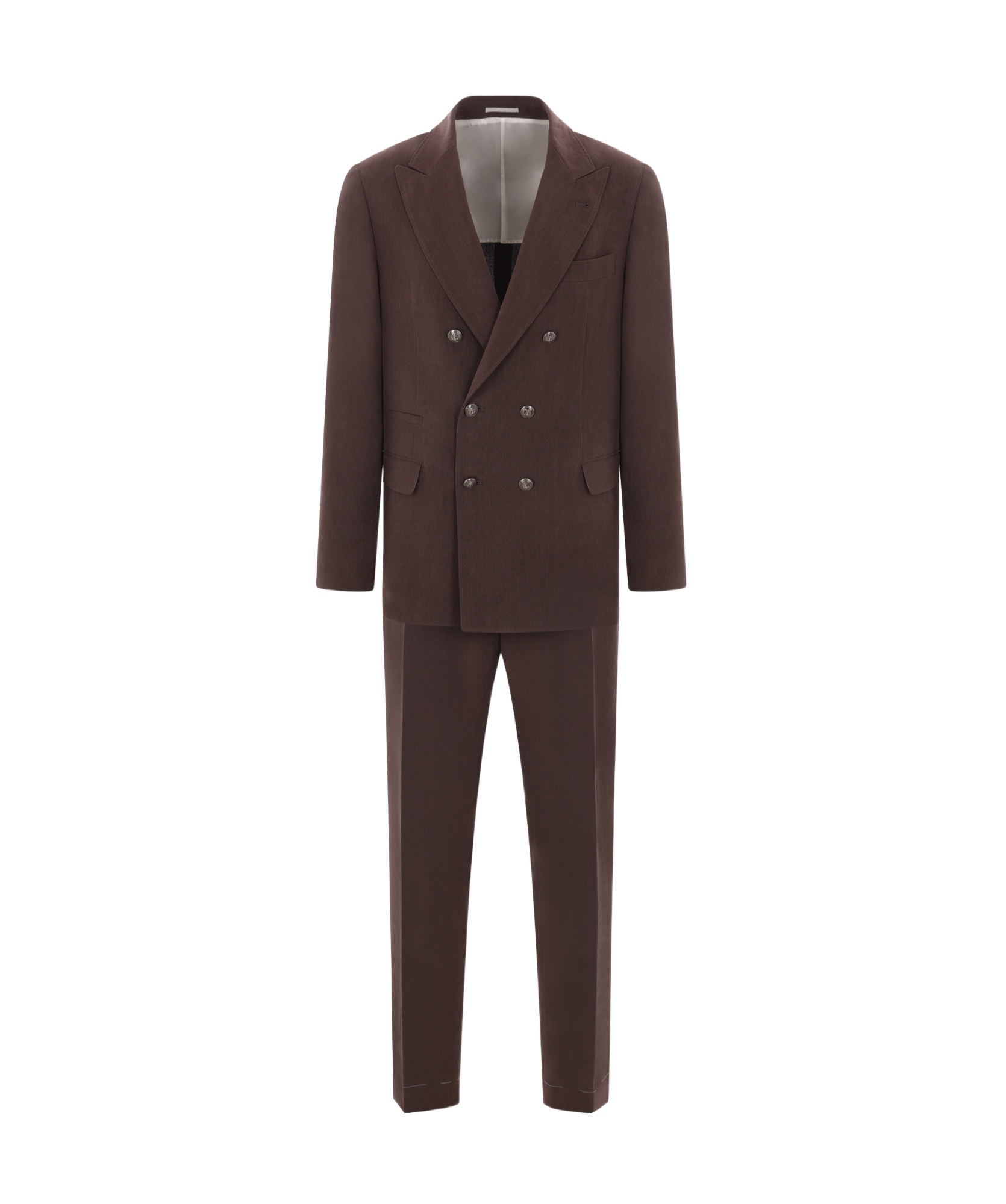 Brunello Cucinelli Long-sleeved Suit In Black