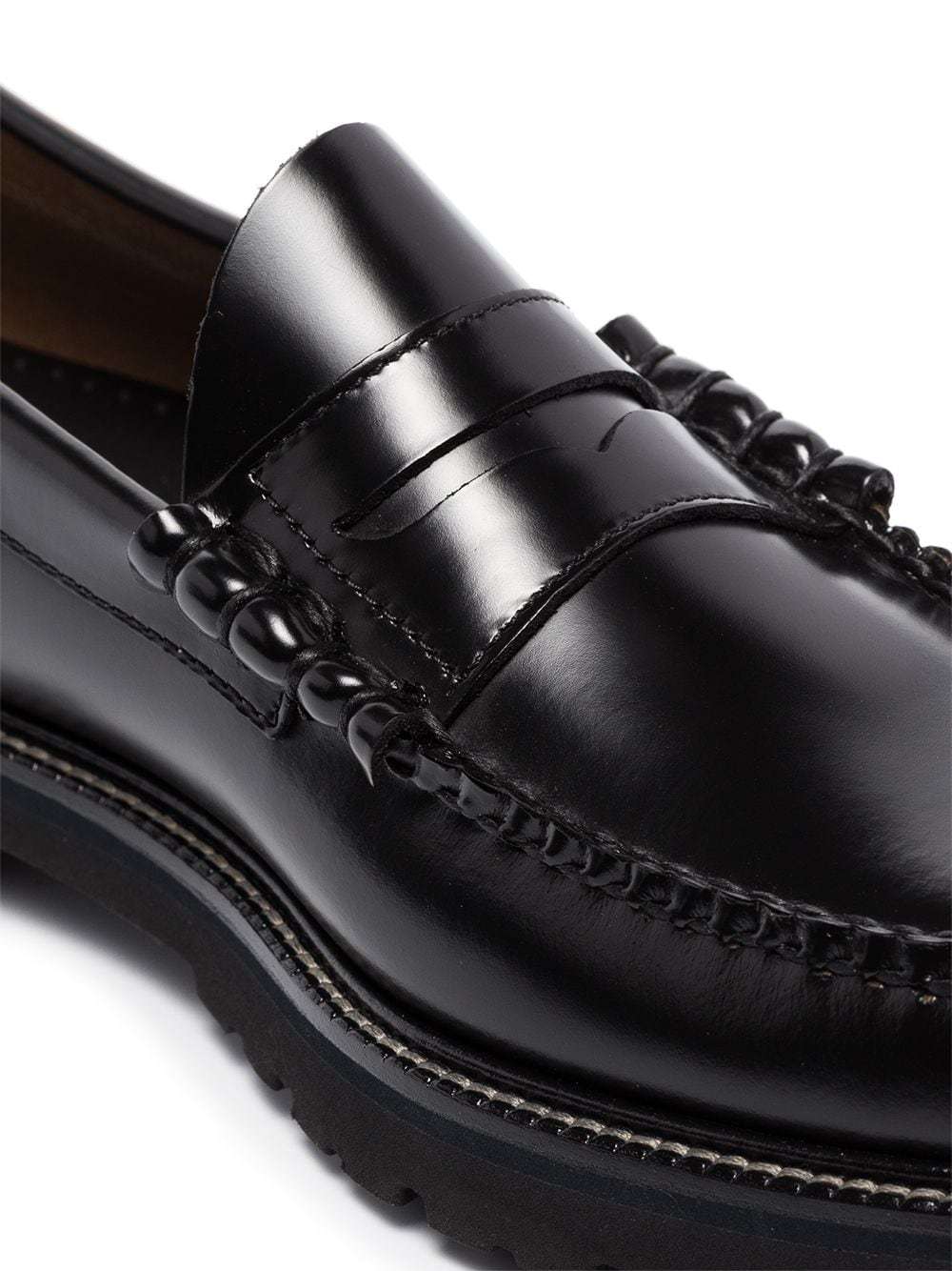 G.h. Bass & Co Larson 90 Weejuns Penny Loafers In Black