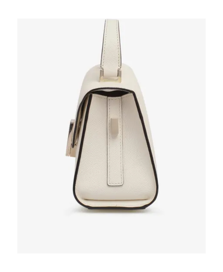 Valextra Micro Iside Crossbody Bag In White