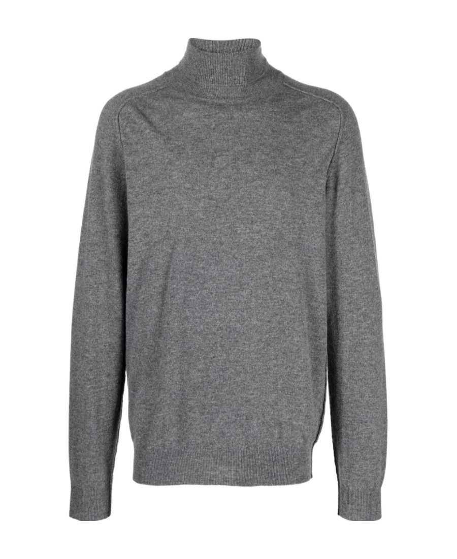 Roberto Collina M�lange Fine-knit Jumper In Gray