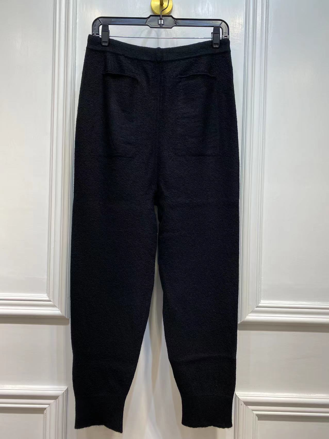 Rick Owens Waist Drawstring Casual Pants In Black