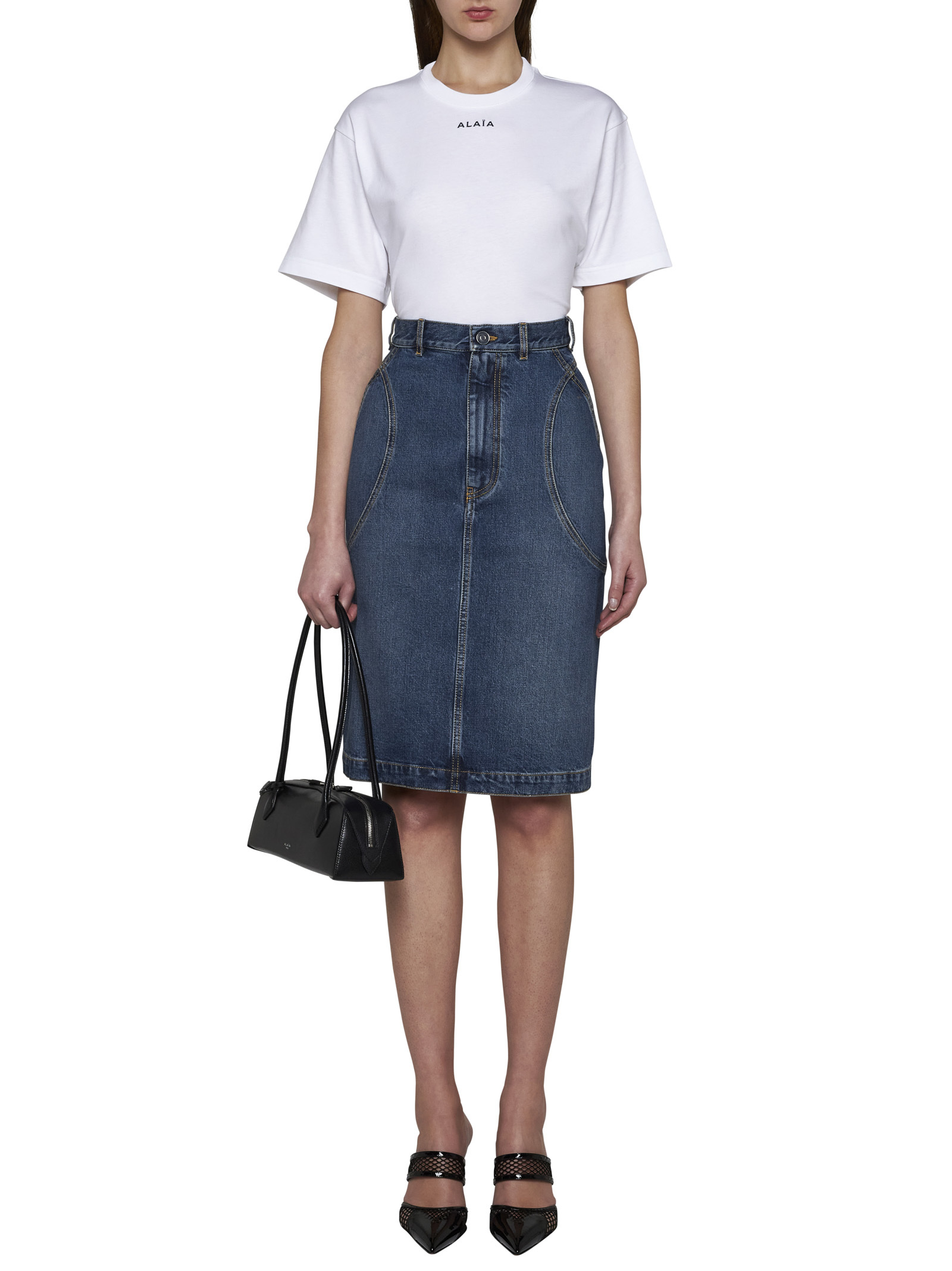 Alaïa Alaia Skirts In Blue