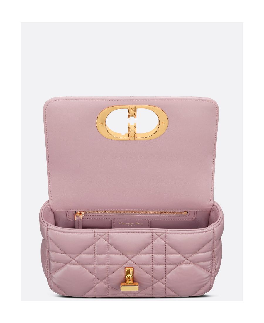 Dior Small Caro Shoulder Bag In Pink