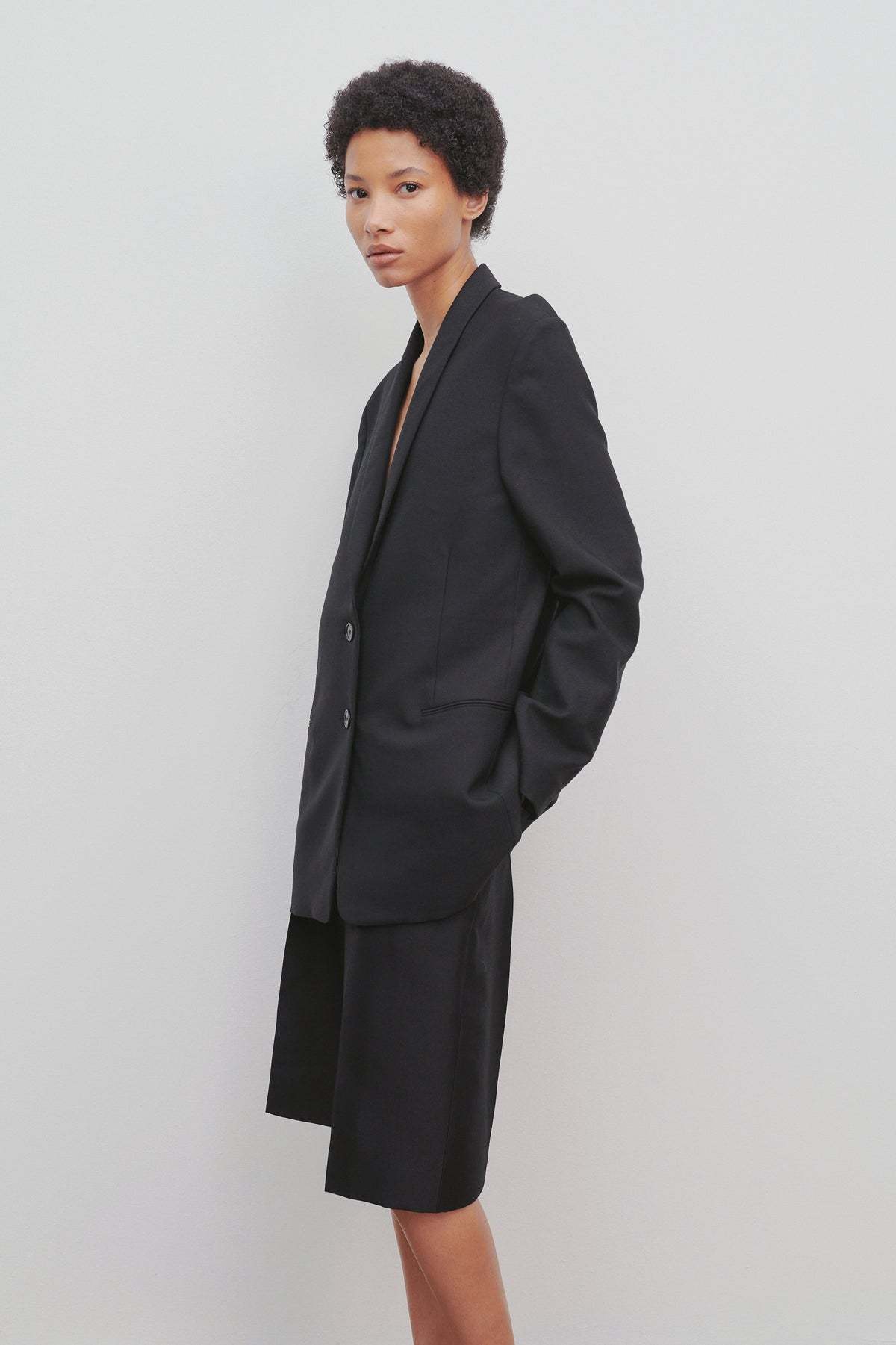 The Row Cowal Cut-out Blazer In Black