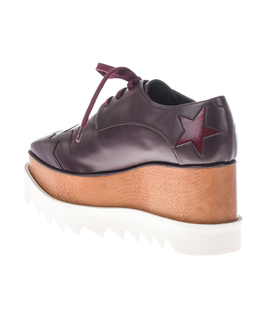 Stella Mccartney Logo Logo Thick-soled Shoes In Black