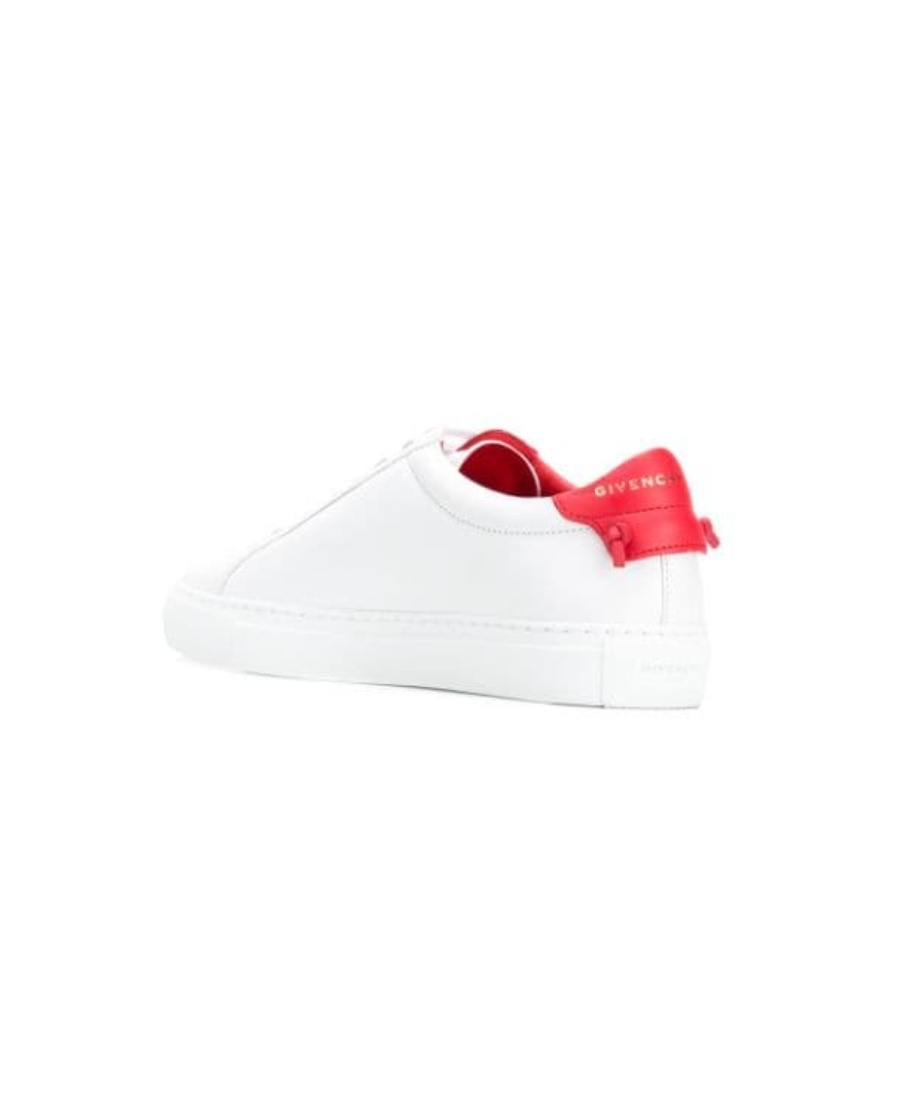Givenchy Contrast-heel Low-top Sneakers In White