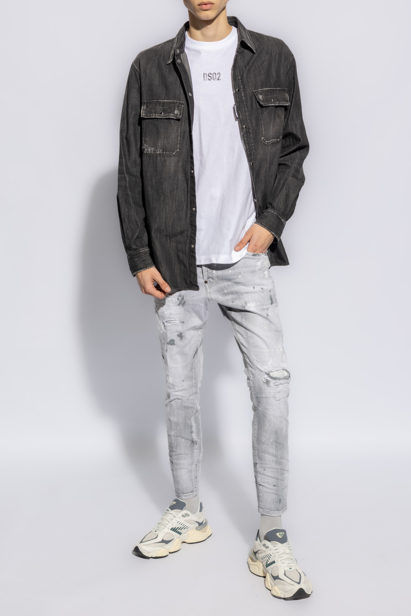 Dsquared2 Jeans In Gray