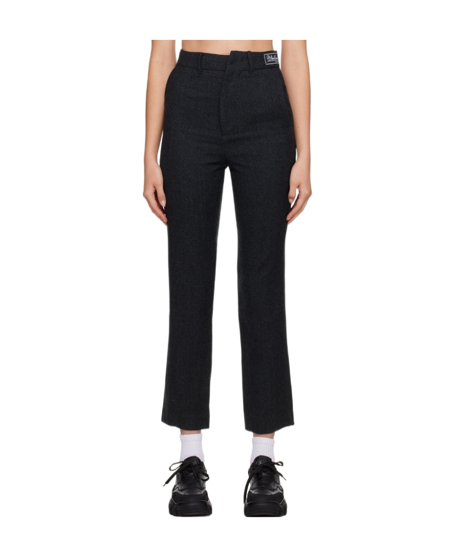 Ader Error Logo Casual Pants In Black