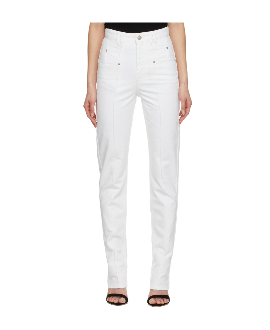 Isabel Marant High-waisted Jeans In White