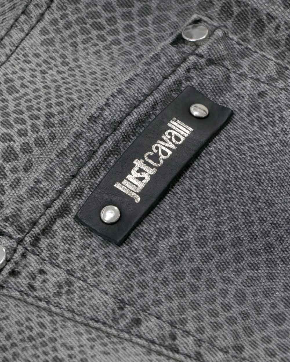 Just Cavalli Straight Jeans In Gray