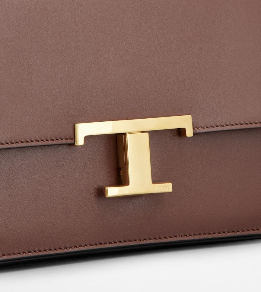 Tod's T Timeless Mini Shoulder Bag In Red
