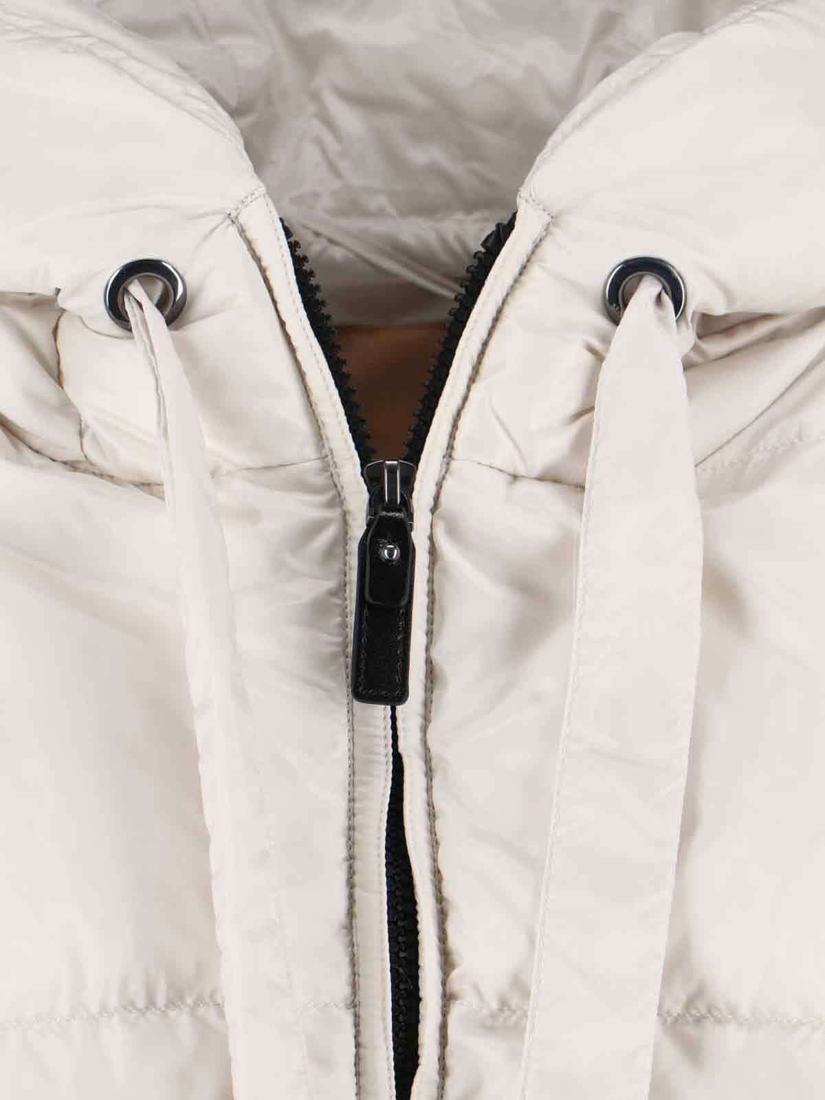 Max Mara Long-sleeved Cotton Jacket In White