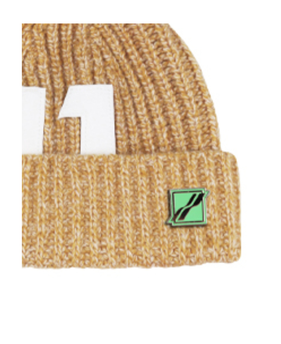We11 Done Round Knitted Hat In Nude
