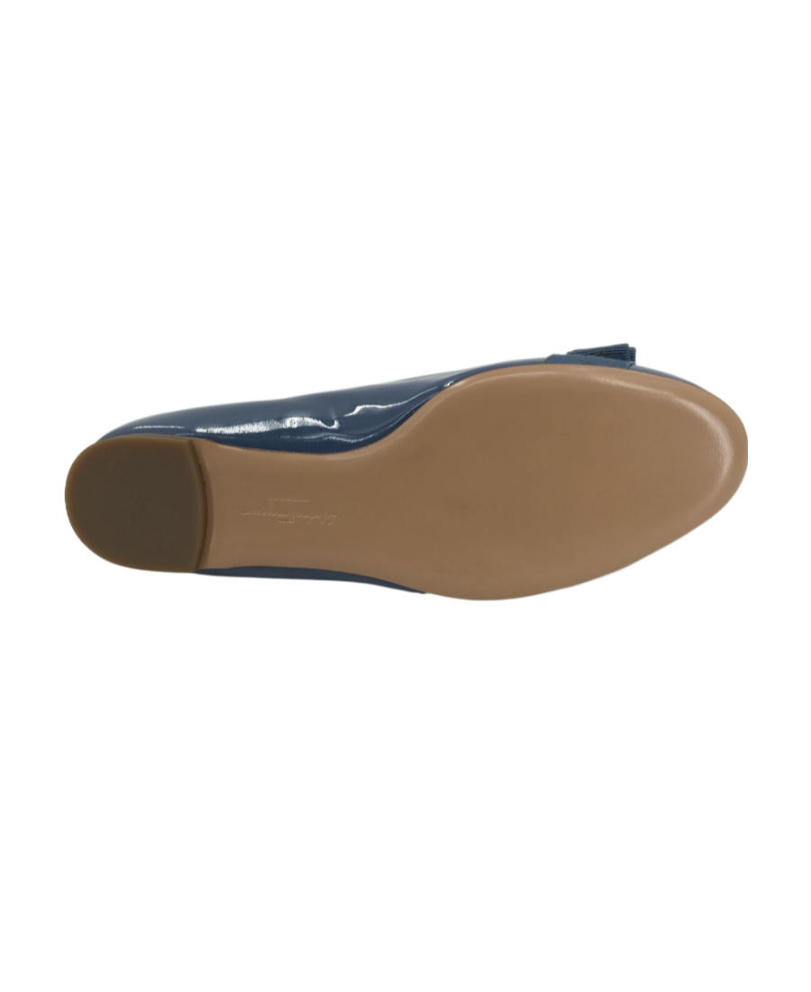 Ferragamo Logo Details Ballet Shoes In Multicolor