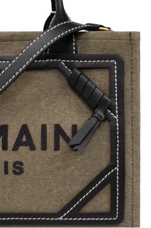 Balmain B-army Shopper Bag In Black