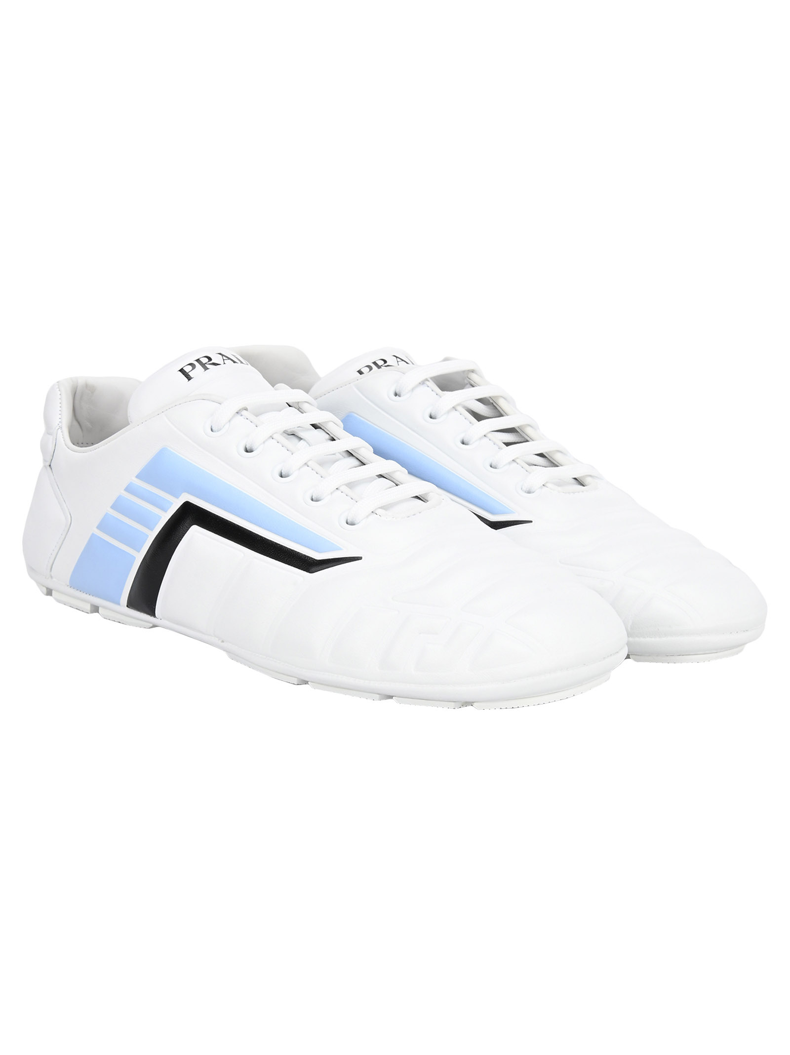 Prada Logo Details Casual Sneakers In White