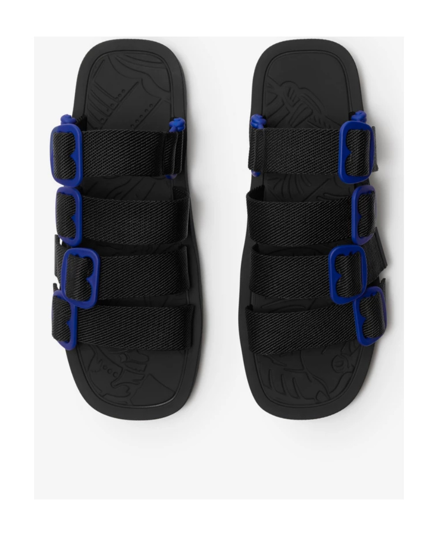 Burberry Sandals Black In Black