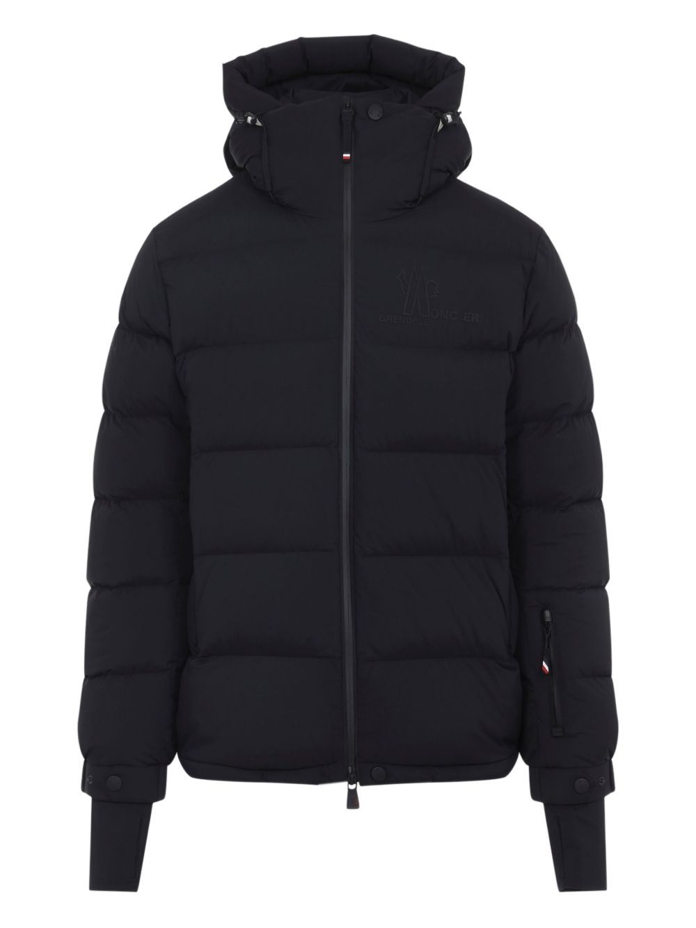Moncler Grenoble Isorno Hooded Down Ski Jacket Clothing In Black