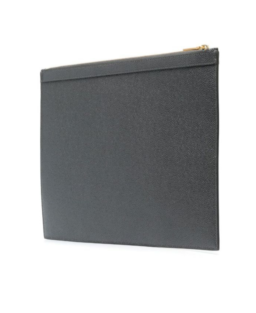 THOM BROWNE THOM BROWNE 4-BAR ZIPPED MEDIUM DOCUMENT HOLDER
