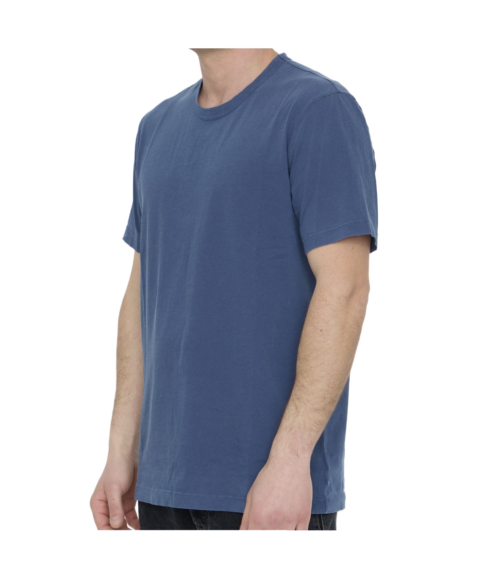 Shop James Perse Crew-neck T-shirt In Blue