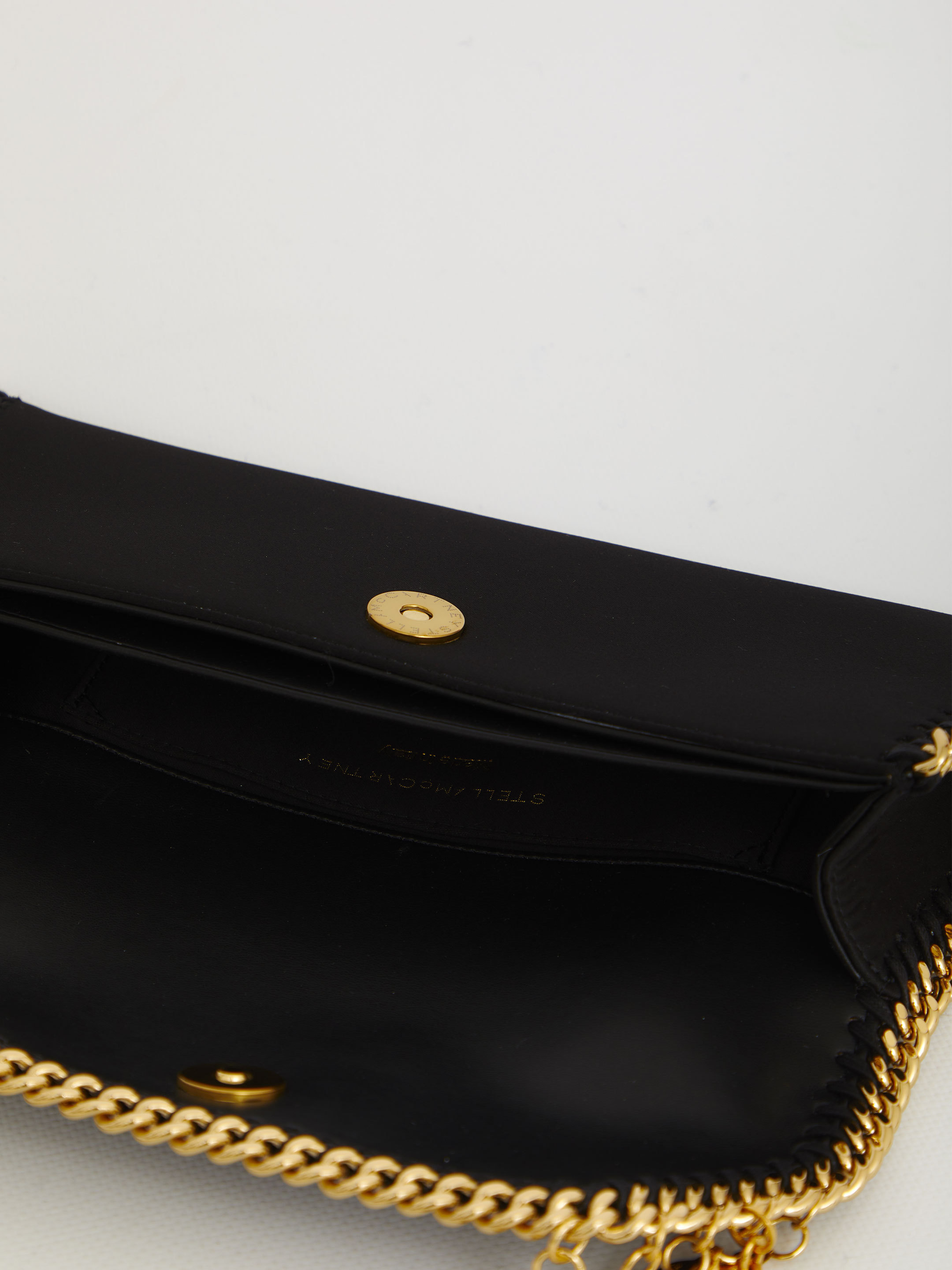Stella Mccartney Chain Handbag In Black