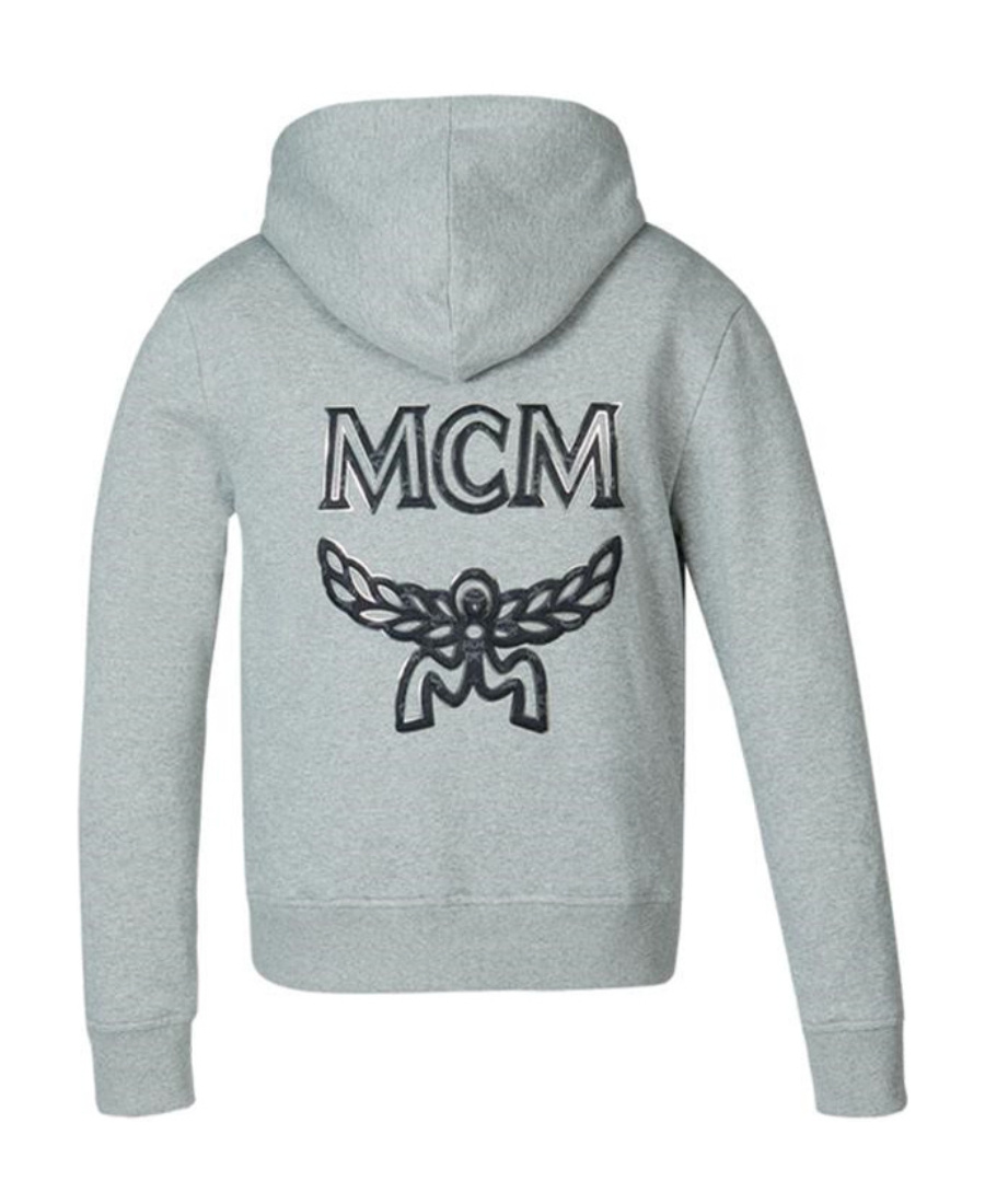 Mcm Hooded Casual Jacket In Gray