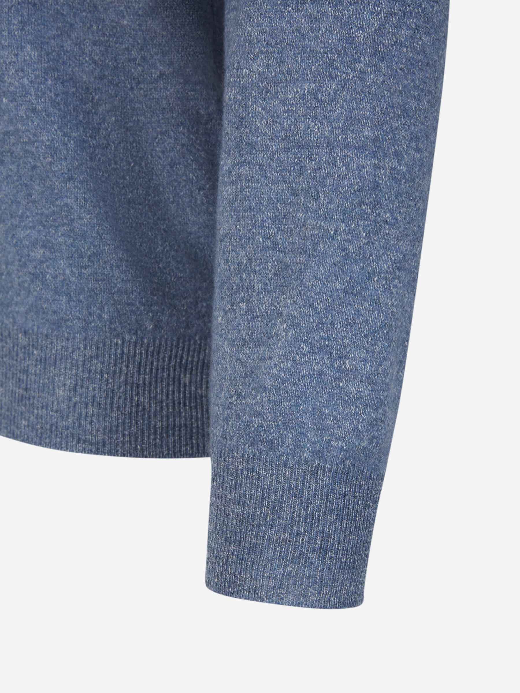 Fedeli Round Neck Sweater In Blue