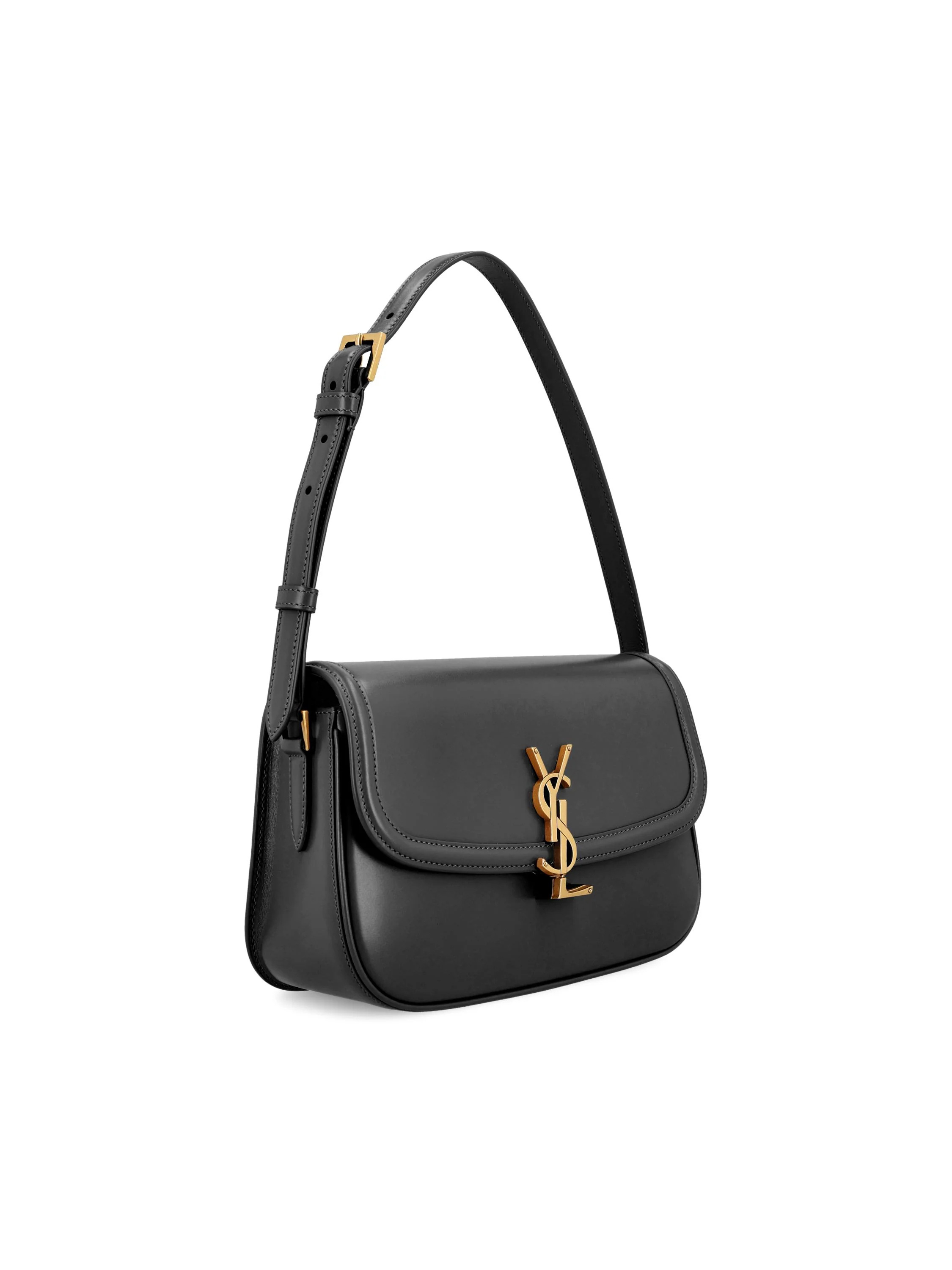 Saint Laurent Medium Solferino Shoulder Bag In Blue