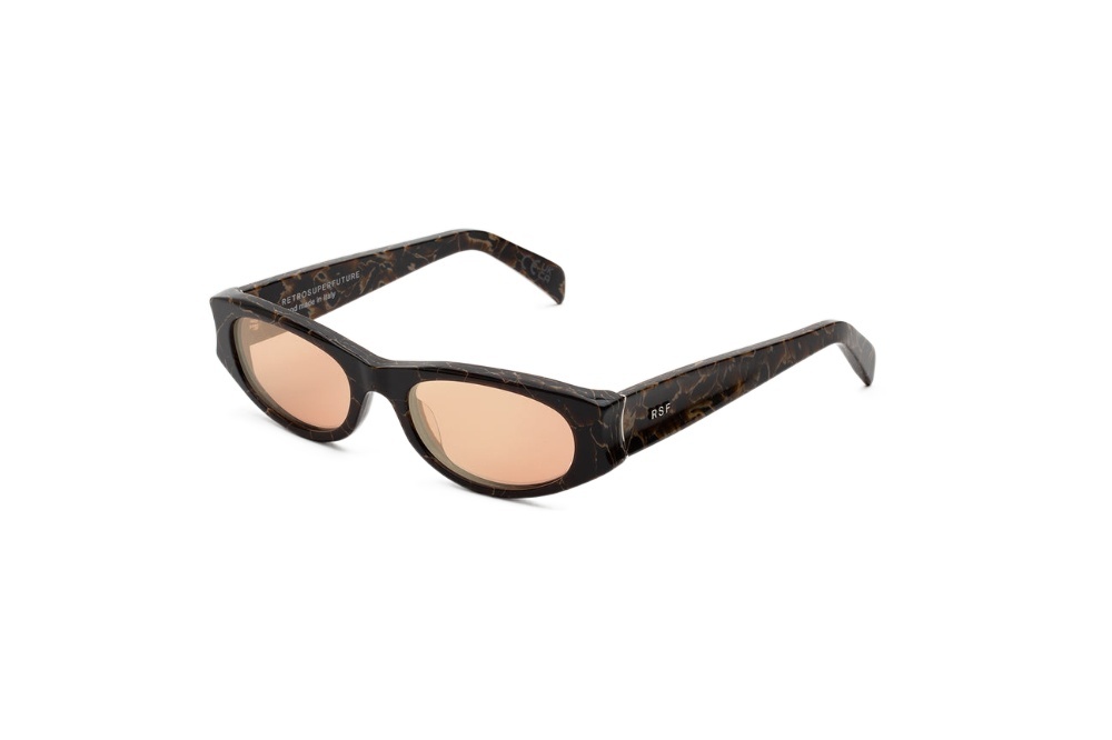 Retrosuperfuture Geometric Sunglasses In Brown