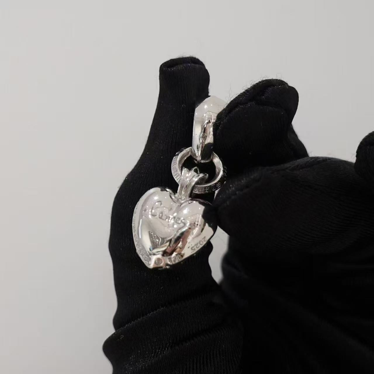 Chrome Hearts Heart Pendant In Metallic